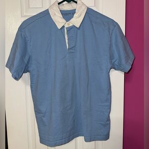 Abercrombie Kids Blue Polo with White Collar